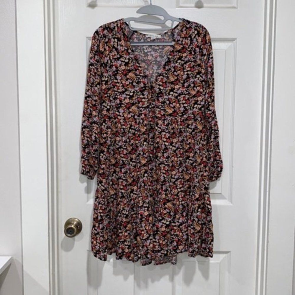 American Eagle Long Sleeve Babydoll Dress Sz XS - Picture 3 of 9